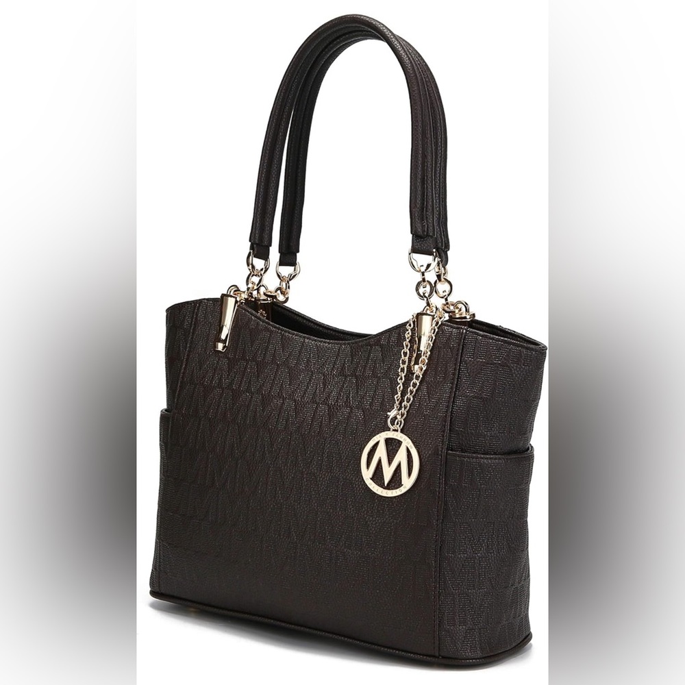 NWT | Mia K Collection Shoulder Handbag for Women: Vegan Leather Bag